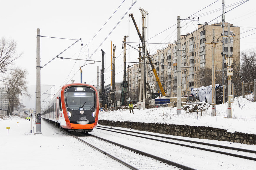 The reverse train traffic was launched on the first Moscow Central Diameter